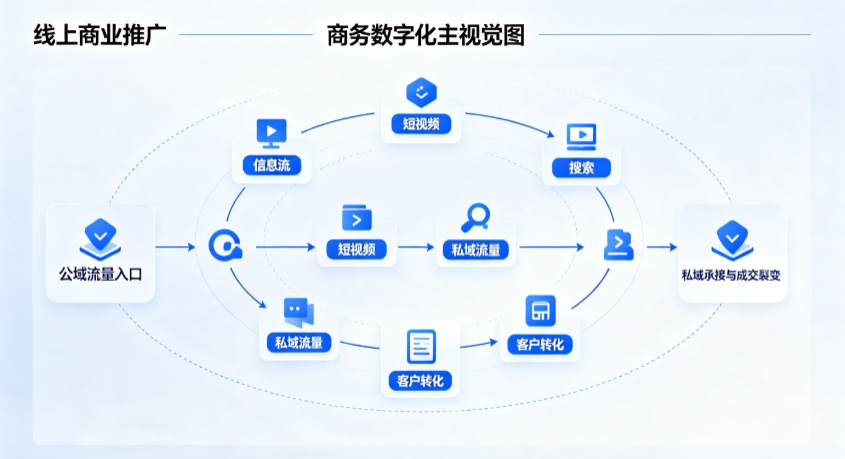 南召县线上商业推广怎么做？全域流量闭环搭建与低成本转化实战指南